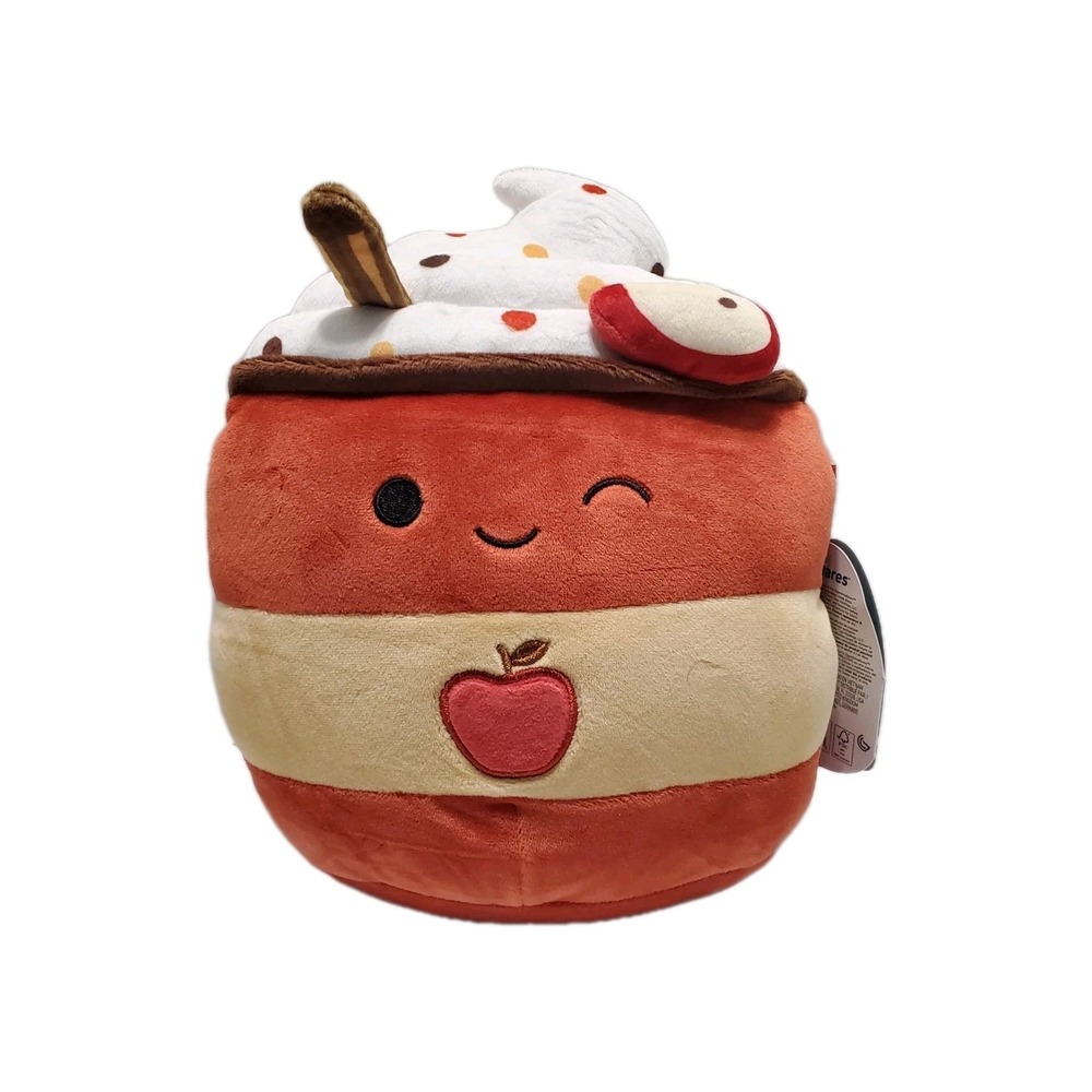 NWT Squishmallow Mead the Apple Cider Latte Fall Harvest Plush Stuffed Animal